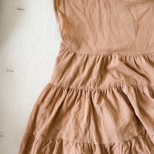 Mauve Free People Tiered Top